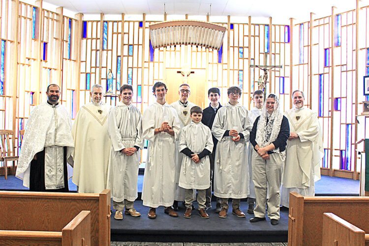 Bishop Carroll rededicates chapel to millennial saint